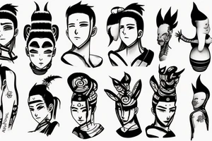 shikamaru nara tattoo idea