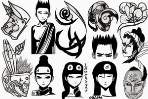 shikamaru nara tattoo idea