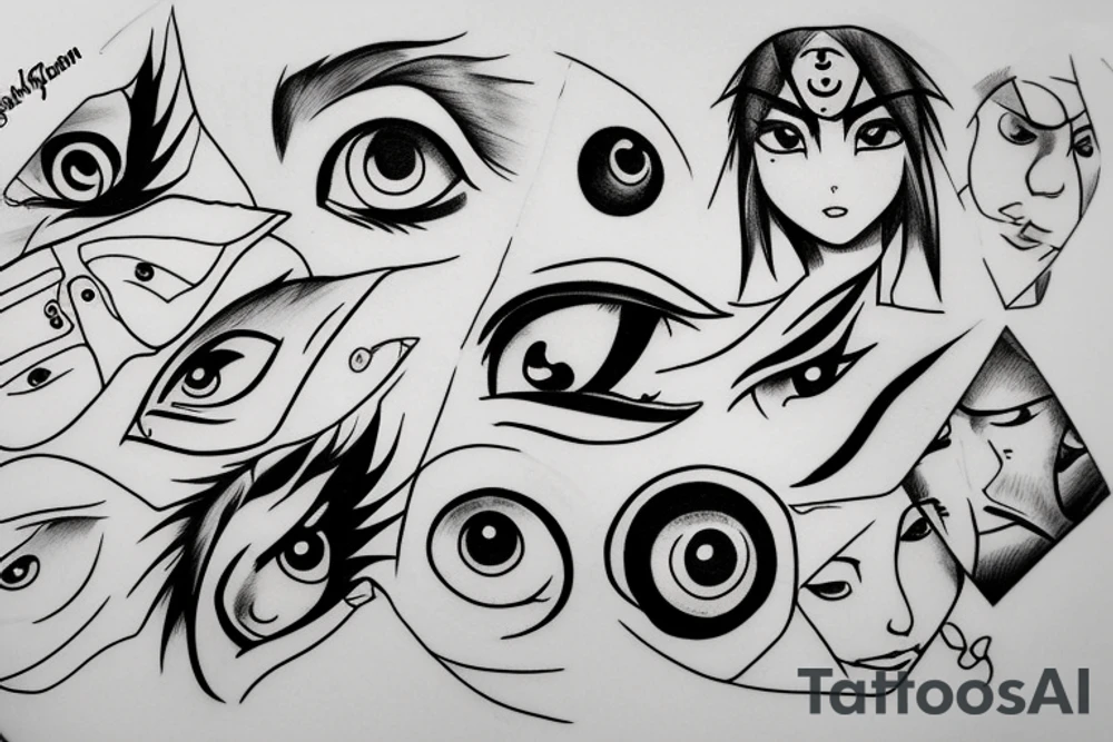 sharingan tattoo idea