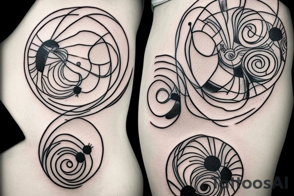 going in circles tattoo idea