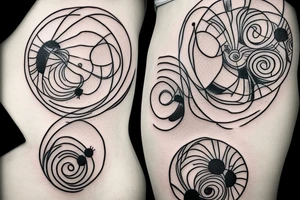 going in circles tattoo idea