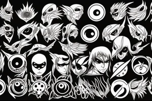 sharingan tattoo idea