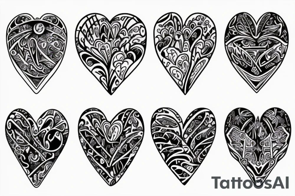 Heart rate tattoo idea
