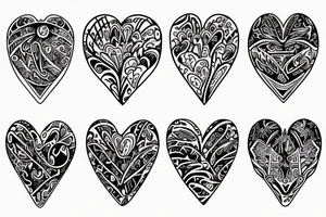 Heart rate tattoo idea