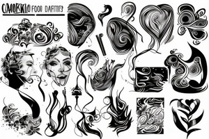 cigarette tattoo idea