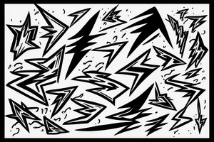 lightning bolts tattoo idea