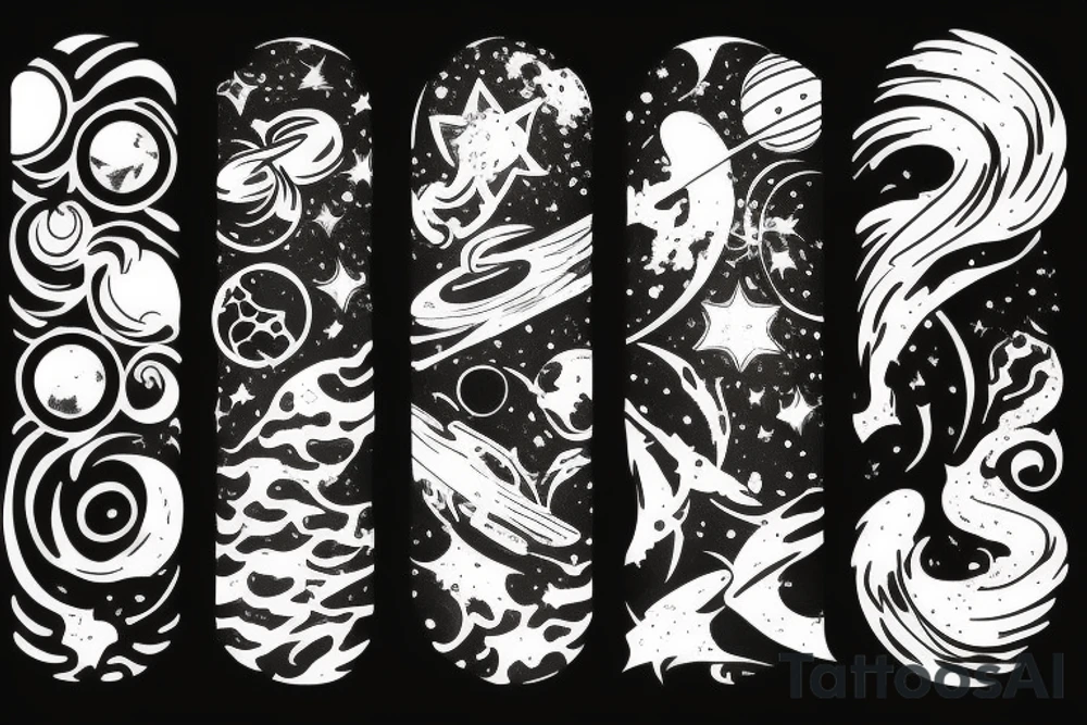 Space tattoo idea