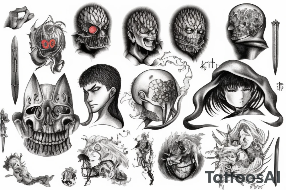 Berserk gats behelit tattoo idea