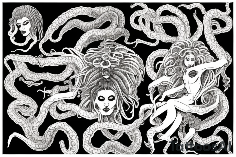 medusa gorgon tattoo idea