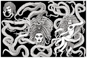 medusa gorgon tattoo idea