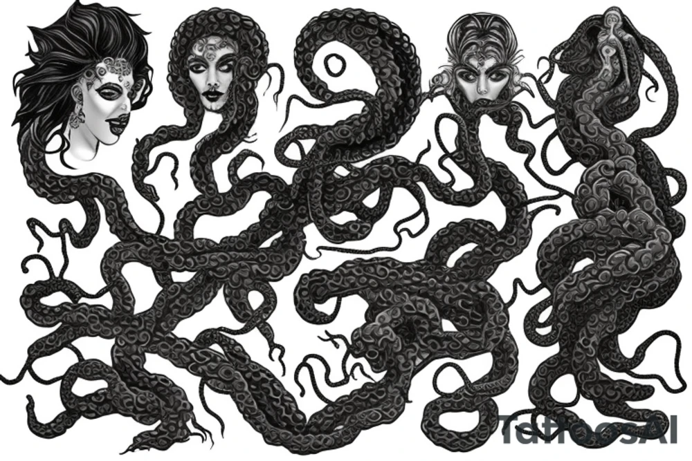 medusa gorgon tattoo idea