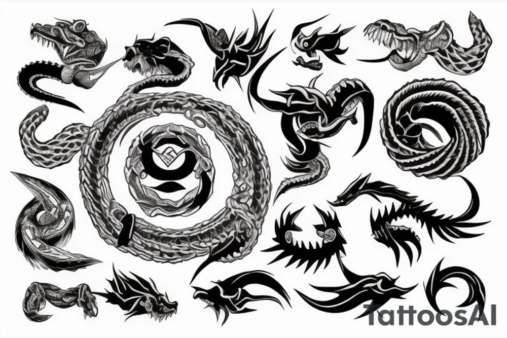Ouroboros tattoo idea