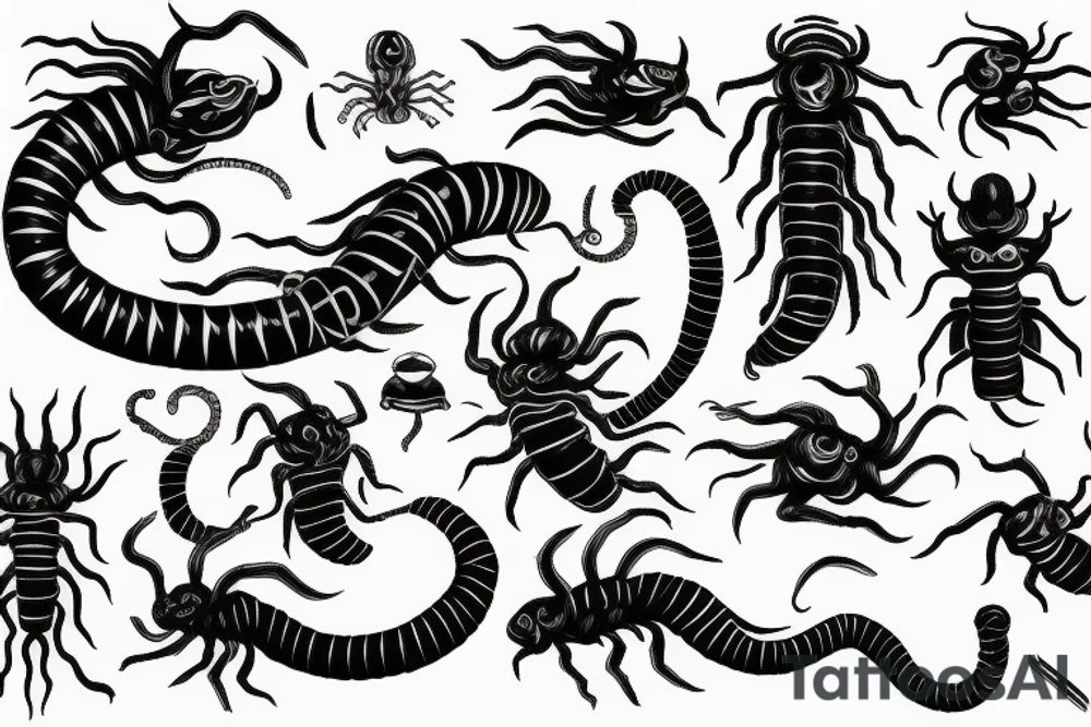 centipede tattoo idea