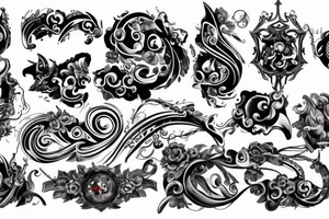 scroll tattoo idea