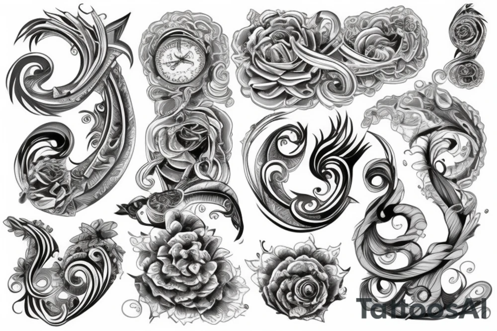 scroll tattoo idea