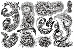 scroll tattoo idea
