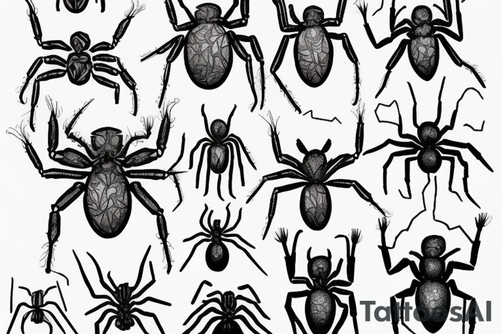 Spider tattoo idea