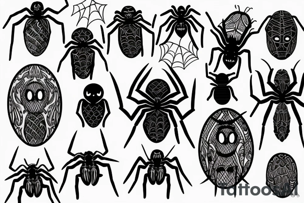Spider tattoo idea