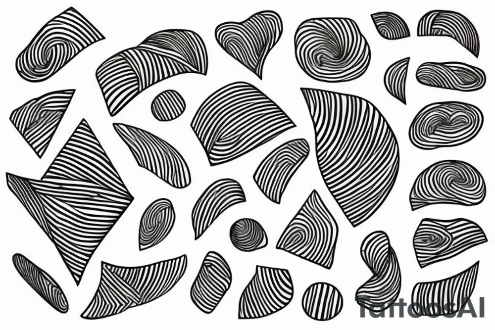 Lines tattoo idea