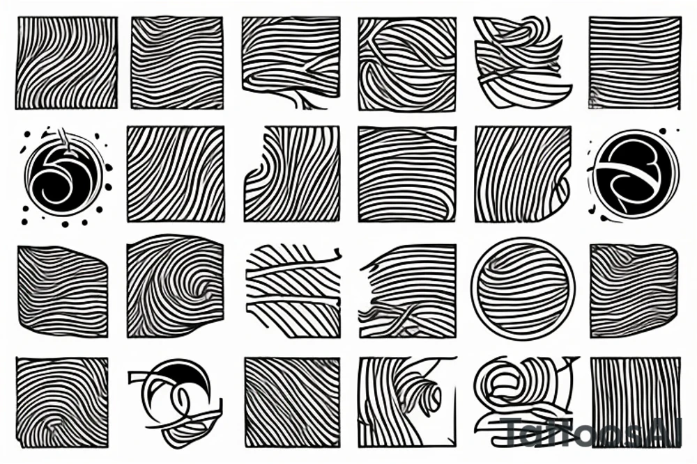 Lines tattoo idea