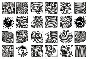 Lines tattoo idea