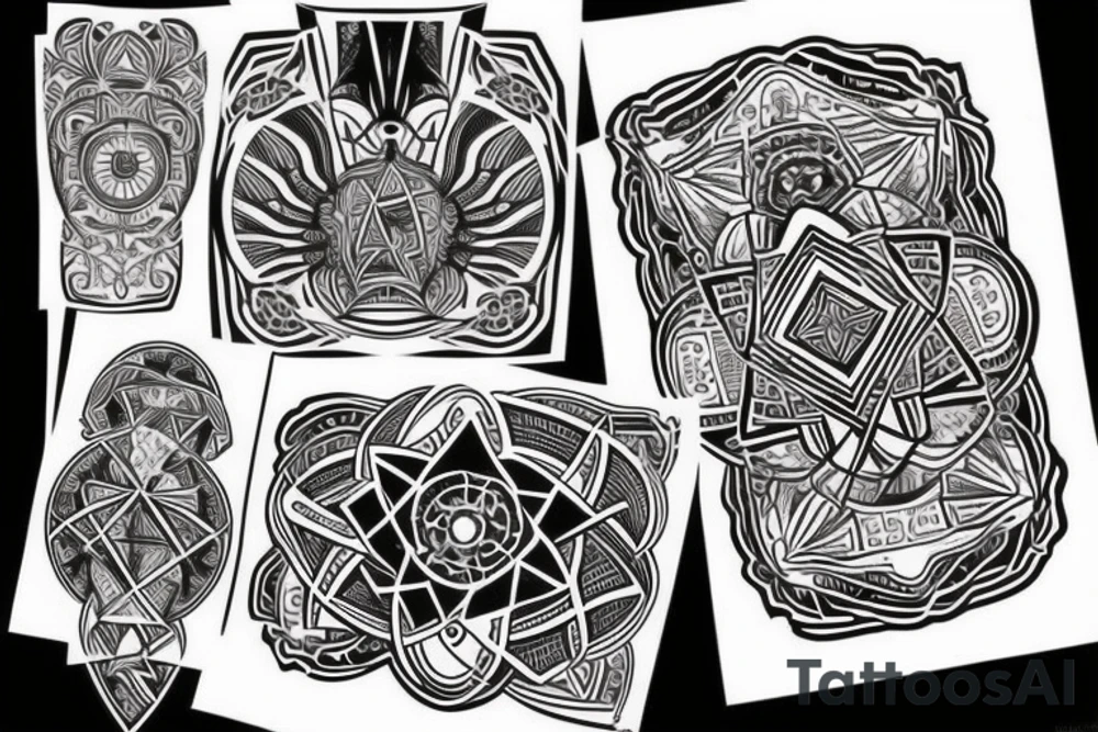 Соты, треугольник tattoo idea