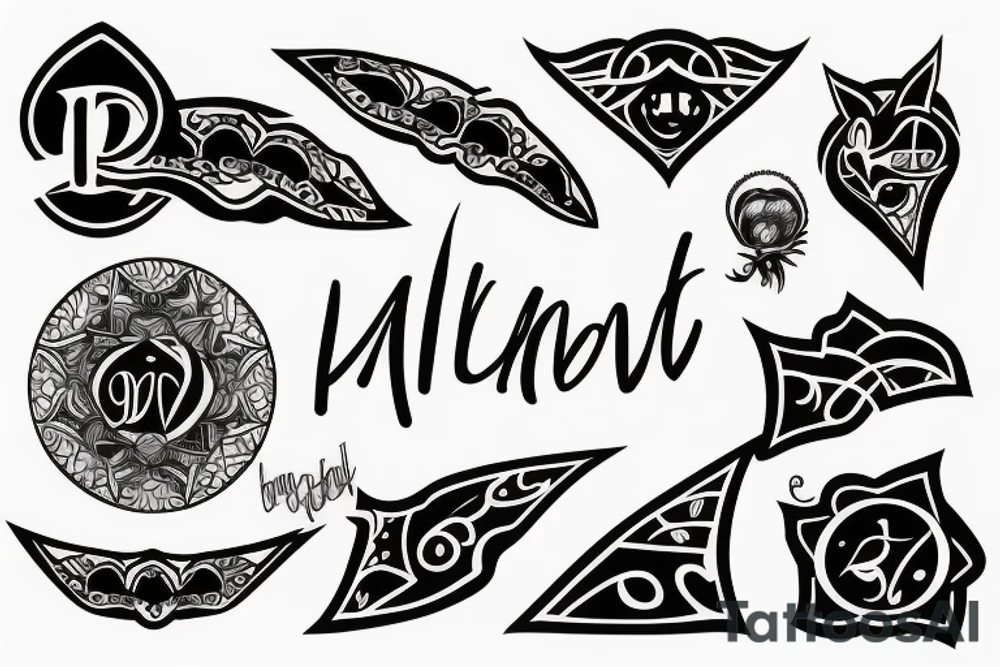 Tattoo with name of my son Milan tattoo idea