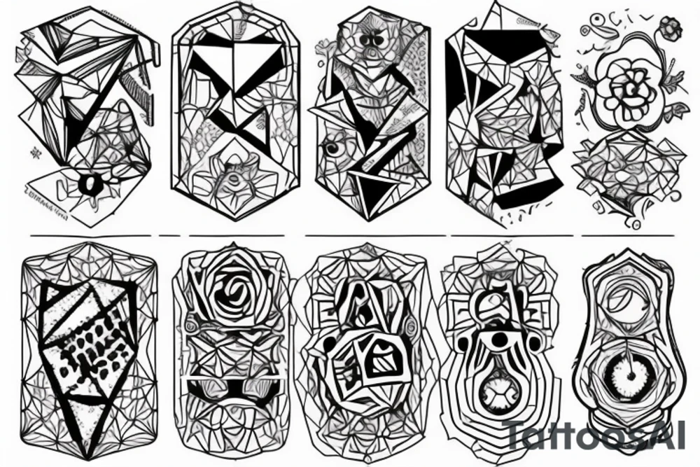 Соты, шестиугольники tattoo idea