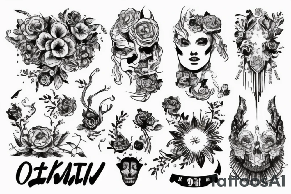 ветви обстракция tattoo idea