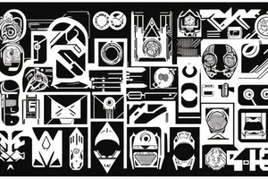 cyberpunk microshem tattoo idea