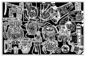 cyberpunk microshem tattoo idea