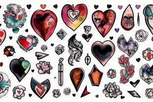 atomic heart tattoo idea