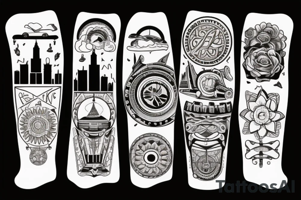 Travel related tattoo idea