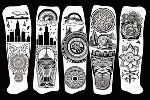 Travel related tattoo idea