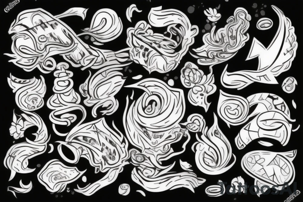 Музыка всех стилей в душе tattoo idea
