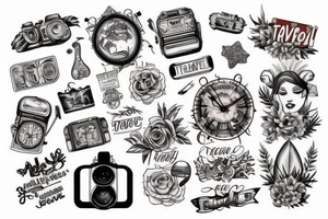 Travel related tattoo idea