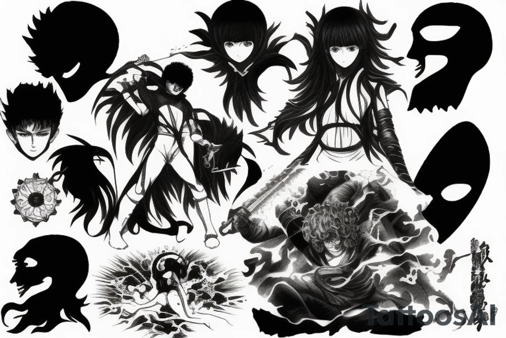 eclipse berserk manga like tattoo idea