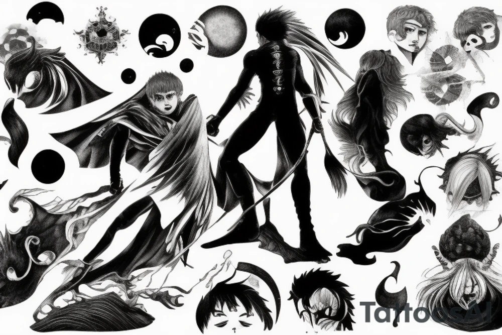 eclipse berserk manga like tattoo idea