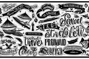 Travel related tattoo idea