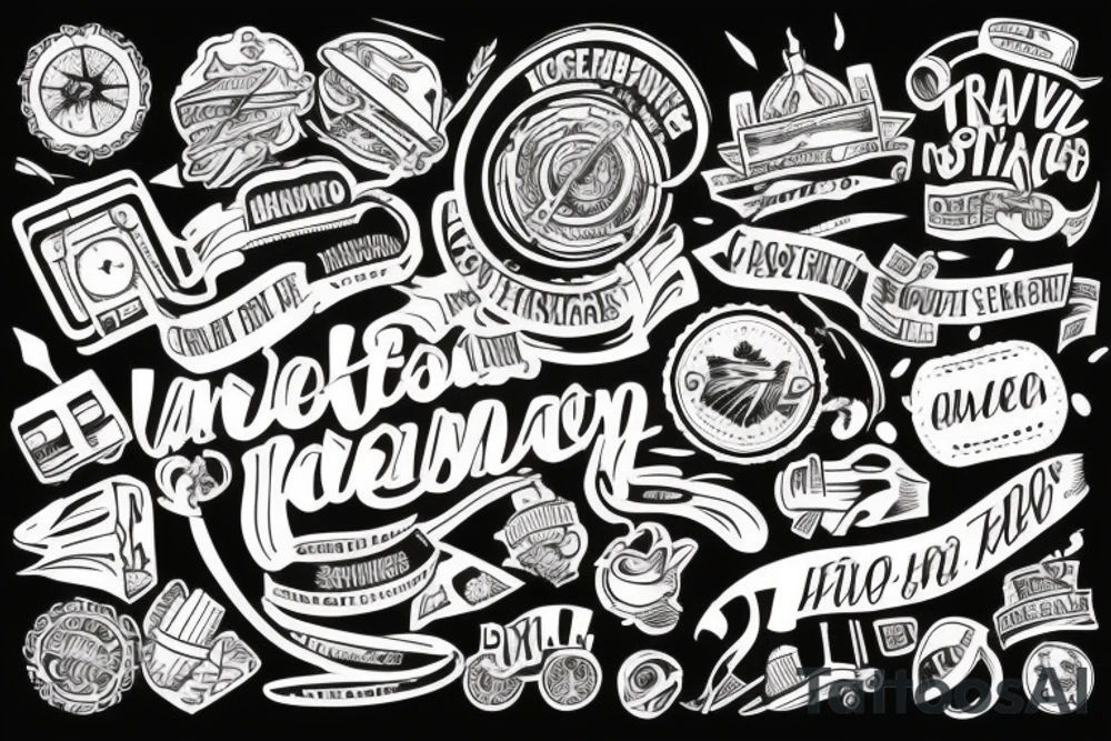 Travel related tattoo idea