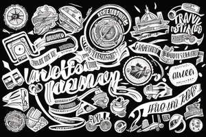 Travel related tattoo idea