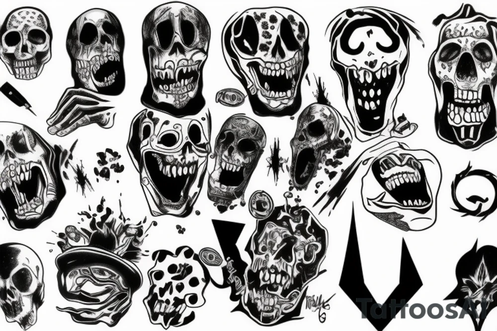 Scream the suicide boy tattoo idea