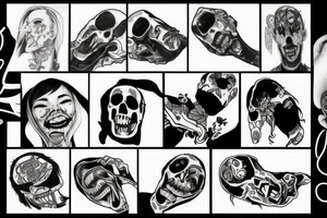 Scream the suicide boy tattoo idea