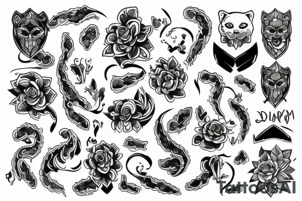 Кот в скофандое tattoo idea
