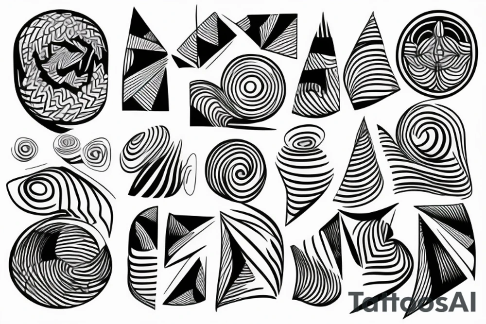 Lines tattoo idea