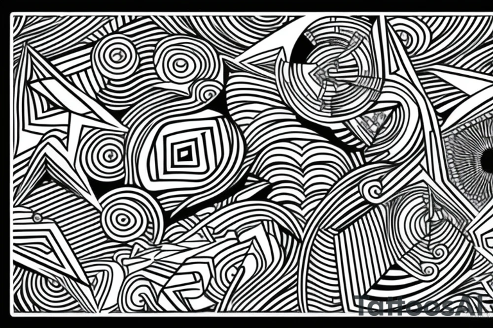 Lines tattoo idea