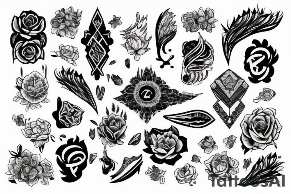 Змея с дырками на теле tattoo idea