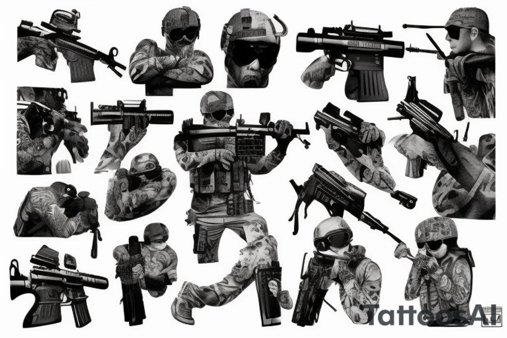 Call of Duty tattoo idea