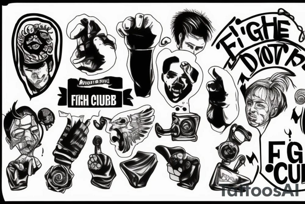 fight club tattoo idea