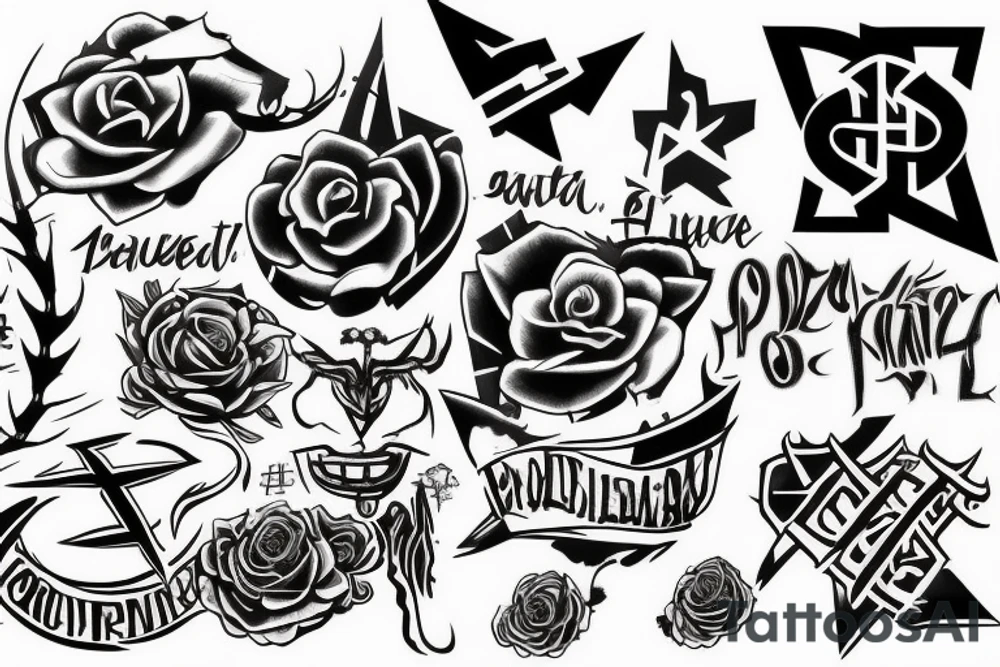 Totalitarian style tattoo idea